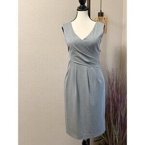 Jones New York Dress Gray Lined Sheath Size 6 NWT ($139)